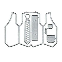 Suit Vest Knife Mould DIY Greeting Card Punch Stencil Scrapbooking Embossing Template Handicrafts Metal Cutting Dies