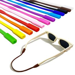 1Pc Adjustable Silicone Eyeglasses Straps High Elastic Sports Cord Anti Slip Glasses Chain Holder Band Sunglasses Accessories