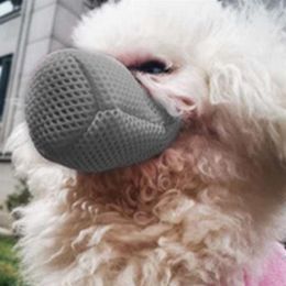 1pc Dog Muzzle Adjustable Breathable Anti Dust Dog Mouth Cover Dog Mouth Guard For Outdoor Pet Supplies