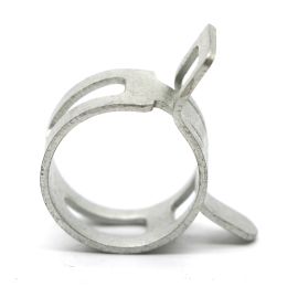 free shipping5/10/ 20pcs Hose Clamps Fuel Hose Line Water Pipe Clamp Hoops Air Tube Fastener Spring Clips M4.5-37mm Galvanized