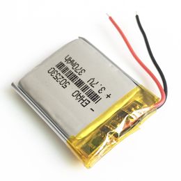 3.7V 370mAh Lipo Polymer Lithium Rechargeable Battery Cells 502530 For MP3 MP4 GPS DVD Bluetooth Recorder E-book Camera