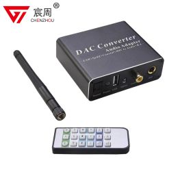 Converter Wireless 5.0 Receiver DAC Converter 3.5mm Audio Output Super Performance Adapter For Wireless For Home Music Headphone Amplif