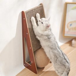 Cat Scratcher Board Detachable Cat Scraper Scratching Post for Kittens Grinding Claw Climbing Toy Pet Cat Furniture Supplies 240401