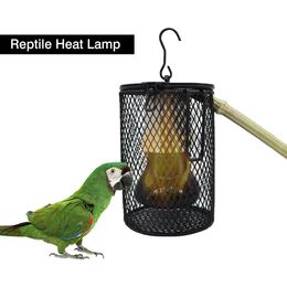 Pet Animal Warm Light Parrot Warm Lamp Turtle Heating Lamp Birdcage Ceramic Lamp Cover Lizard Reptile Winter Supplies Heater