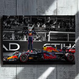 Max Verstappen Red Racer Poster 2021F1 Formula One World Championship Cars Canvas Art Pictures Nordic Prints Modern Home Decor