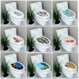 Stickers HELLOYOUNG 32*39cm sticker WC cover toilet pedestal toilets stool toilet lid sticker WC home decoration bathroom Accessories