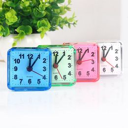 Mini Square Alarm Clock Bedroom Bedside Lamp Office Electronic Clock Gradual Ringtone Clock Table Home Decor