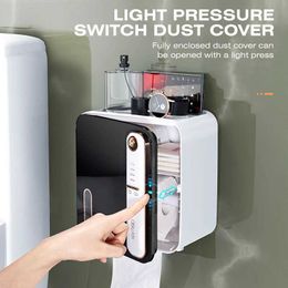 Toilet Paper Holders Multifunction Toilet Paper Box With Smart Aromatherapy Wall Mount Toilet Tissue Box Storage Rack Waterproof Paper Holder 240410