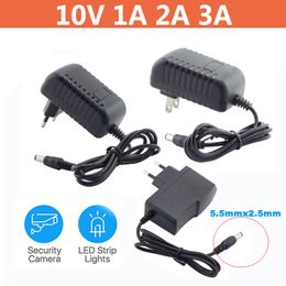 10V 1A 2A 3A 1000mAh 3000mAh 2000mAh AC DC Adaptor 5.5mm-2.5mm Universal Power Adapter Supply Charger for CCTV LED light