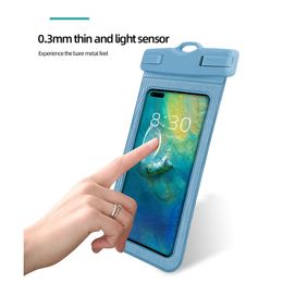 Waterproof Phone Bag Clear Touch Screen Cell Phone Case Under 7.2 Inch Universal IPX8 Water Proof Bag Swimming Diving Surfing Sk