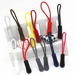 10pcs/Set Zipper Pull Puller End Fit Rope Tag Replacement Clip Broken Buckle Fixer Zip Cord Bag Suitcase Backpack Zipper Head