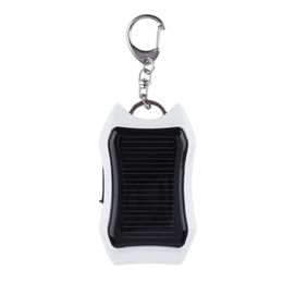 Keychain Cell Phone Backup Power Bank USB External Solar 950mAH Pocket Chargers Universal Charging Equipment for Hiking Travel