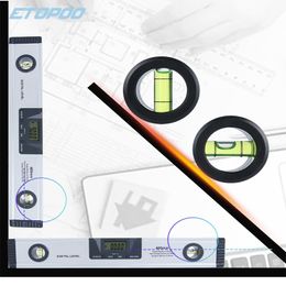 225mm Electronic Level 360 Degree Digital Protractor Angle Finder Inclinometer Magnets Level Digital Spirit Level