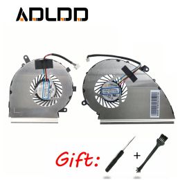 Pads New Cooler Fan For Msi GE72VR GP72VR GL72VR MS179B Cpu & GPU Cooling Fan AAVID PAAD06015SL N366 N372 N389