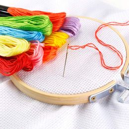 10-30CM Embroidery Hoop Ring DIY Bamboo Frame Needle Craft Cross Stitch Machine Round Loop Sewing Tools