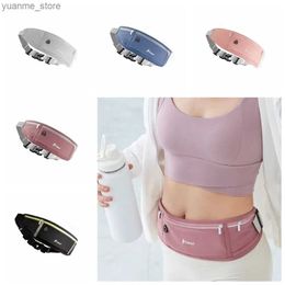 Sport Bags Waterproof Running Belt Lightweight Invisible Womens Running Bag Portable Adjustable Marathon Running Bag Y240410