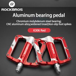 ROCKBROS Cycling Pedals Bike Pedals MTB Bicycle Pedal Road Cycling Pedals Flat Platform Riding Pedal Bicycle Parts Accessories