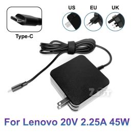 Adapter 20V 2.25A 45W USBC TypeC Laptop PD Charger AC Power Adapter For Lenovo Thinkpad X270 E490 X1 Tablet Carbon Yoga 4 5 6 730