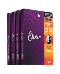 120 Pcs Whole Acoustic Guitar String Elixir 11002 11027 11052 16002 16027 16052 12002 120527346697