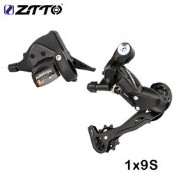 ZTTO MTB Bike 9S Cassette Groupset 1X9 Speed Shift Derailleur Mountain Bicycle Crankset K7 Kit Crank Set