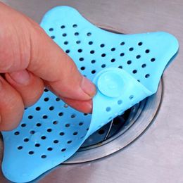 Silicone Anti-blocking Sink Drain Philtre Bathtub Hair Catcher Stopper Trapper Drain Philtre Strainer Bathroom Kitchen Accessories