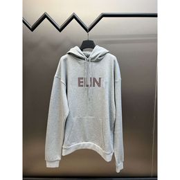 men Poison and designer Hooded hoodie Cel Family Correct women Version CL Family Line Letter Printed Hoodie with Water Slurry Printing for Men and Women Cel 6DQX 0