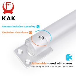 KAK Overhead Door Closer Soft Close Automatic Door Close Hardware Gas Spring Door Closer 110 Degree Positioning 30KG 60KG