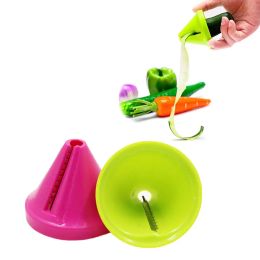 Silicone world Rotary Shredder Vegetables And Fruits Spiral Peeler Manual Potato Carrot Rotary Shredder Graters Kitchen Tools