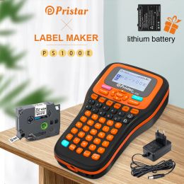 Printers Portable Label Printer Wireless Label Maker PS100E Industrial Labelling Machine Similar as Brother PTouch Labeller tze231 Tape