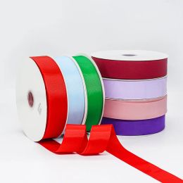 4cm 91meter/roll High Density Rib Ribbons Flowers Packaging Cake Shop Sample Display Packaging Ribbons DIY Multicolor Optional