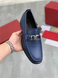 New Mixed Colors luxurious Men Loafers Shoes Vintage British Cow Leather Formal Designer Dress Shoes Carved Brogue Business Casual Wedding Banquet Shoes