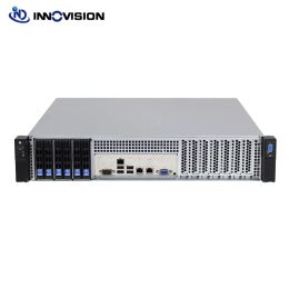 Towers Ultra Short 2U rackmount Server Chassis S24306 with six 2.5 ssd bays support eatx dual processor board