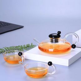 Heatresistant Glass Tea Set Household Electric Pottery Stove Maker pot Creative Philtre Rat Tail Pot