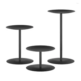 Candle Holders Holder Set Iron Black Candlestick Fashion Wedding Table 3 Sets Matte RetroWrought