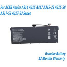 Batteries 11.25V 3831mAh 43.08Wh AP19B8K Laptop Battery For ACER Aspire A314 A315 A317 A31523 A31558 A31752 A31753 Series