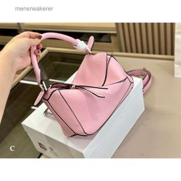 Crossbody 2024 Geometric Puzzle Loeew Designer Bag Bags Shoulder Women's High Value French Light Luxury Outgoing