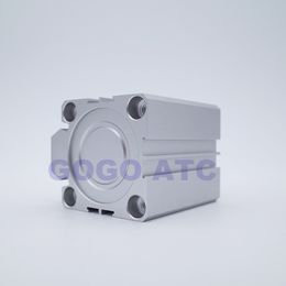 High quality bore 25mm stroke 5/10/20/25/30/40/50/60/75/100mm double acting pneumatic cylinder SDA 25 compact air cylinder male