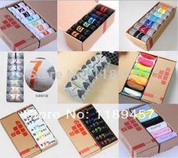 WholeNew winter Lowest 1lot7Pairs Cheap Product Weekly 7 Days Socks Sports Socks Winter Dress Women and Men Socks8725221