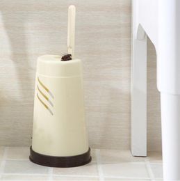 Comfortable Handle Toilet Brush Set Household Toilet Cleaning Brush Bathroom Bathtub Tile Dusting Toilet Brush