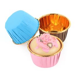 50PCS/Pack 3Colors Muffin Cupcake Liner Cake Wrappers Baking Cup Tray Case Cake Paper Cups Pastry Tools Party Supplies