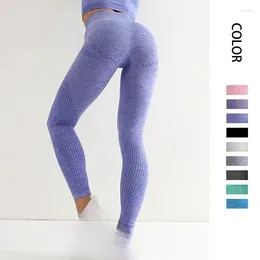 Active Pants Seamless Sports Leggings For Women High-waisted Hip Lift Bodybuilding Yoga Fitness Running