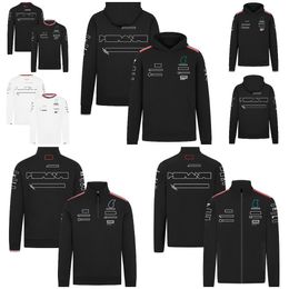 F1 Team Formula One Racing Clothes 2024 New Long Sleeve Sweater Coat Leisure Sports Hooded Racing Clothes