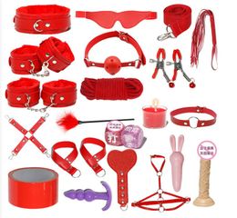 Fun set with anal plug for men and women's sexual equipment, SM metal fun set with fox tail