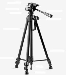 Tripods Professional Tripod stand for Camera Camcorder WF3520 Black tripod tripe extensor para foto with handle head