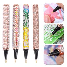 1PcNew Glitter 5D Diamond Painting Pen Sparkle Point Drill Pens Cross Stitch Embroidery DIY Craft Nail Art Diamond Painting Tool