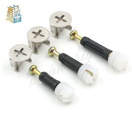 10pcs Three In One Screw, Furniture Connector, Clothes Cabinet, Desk, Link, Fixer, Eccentric Wheel Nut Connection.