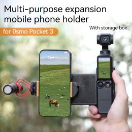 Accessories For DJI Osmo Pocket 3 Expansion Phone Holder Adapter Protective Case For DJI Pocket 3 MultiPurpose Accessory