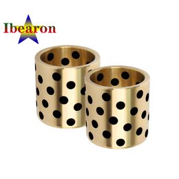 1PCS LM20L(20x32x80mm) Lengthening Type Graphite Copper Sleeve Linear Bearing Self-lubricating Oil Free Bushing 3D Printer Parts