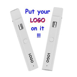 Customise Your LOGO 1ml 2gram 1g Pod 300mAh Battery Disposable Vape Pen Shisha Preheat Disposable E-Cig Starter Kits Empty Device Wholesale Hookah Pen USA Canada CZ