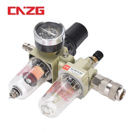 Compressor Air Philtre Pressure Regulator Trap Pneumatic Oil Water Separator Pump Manual Drainage Supply AC2010-02 SMC Type